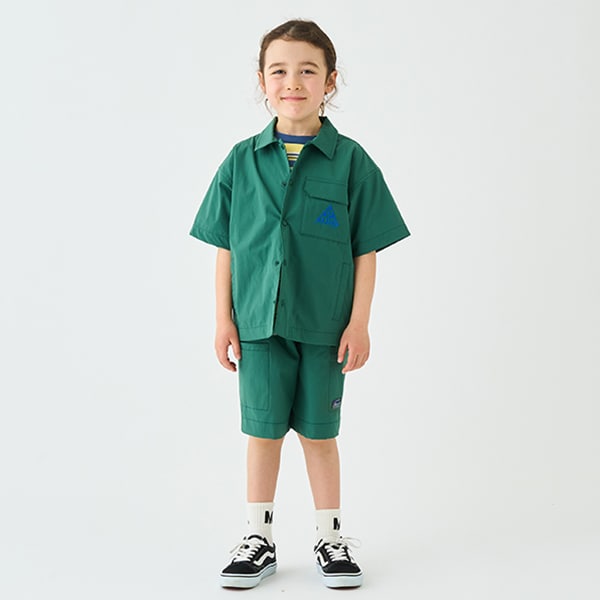 Japanese children's clothing mini#ML four-way elastic sports shorts 90-140cm boys' summer PANTS