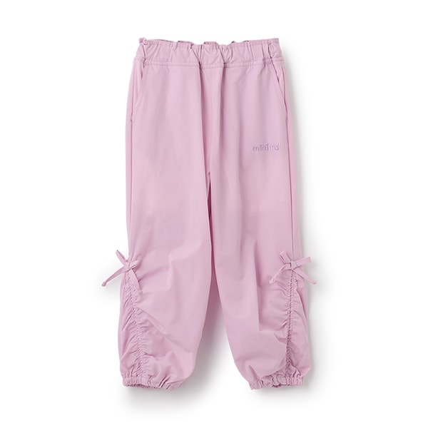 Japanese children's clothing mini#ML waterproof series drawstring sports pants 100-140cm girls spring and summer PANTS