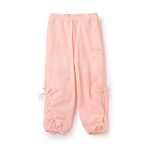 Japanese children's clothing mini#ML waterproof series drawstring sports pants 100-140cm girls spring and summer PANTS
