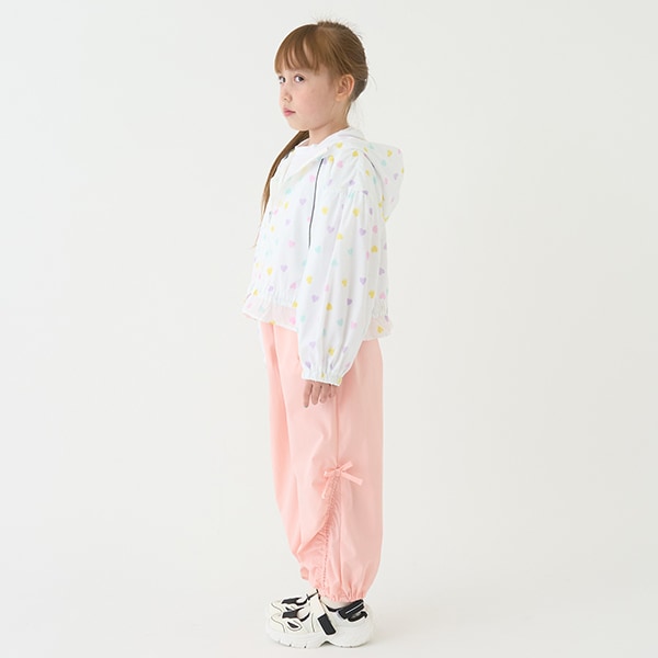 Japanese children's clothing mini#ML waterproof series drawstring sports pants 100-140cm girls spring and summer PANTS