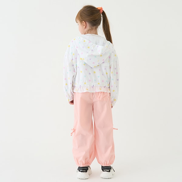Japanese children's clothing mini#ML waterproof series drawstring sports pants 100-140cm girls spring and summer PANTS