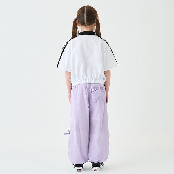 Japanese children's clothing mini#ML waterproof series drawstring sports pants 100-140cm girls spring and summer PANTS