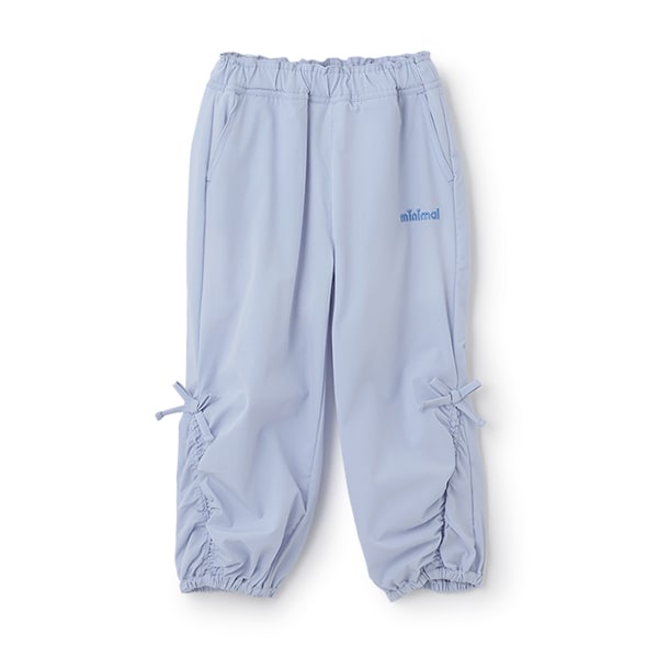 Japanese children's clothing mini#ML waterproof series drawstring sports pants 100-140cm girls spring and summer PANTS