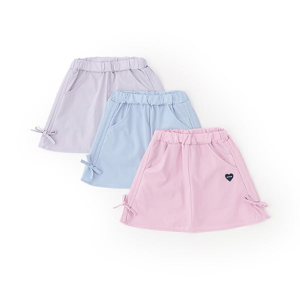 Japanese children's clothing mini#ML waterproof series bow skirt 100-140cm girls spring and summer SKIRTS