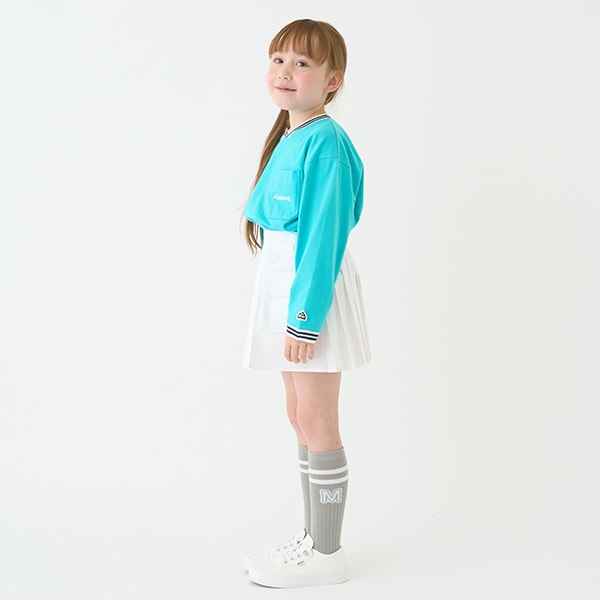 Japanese children's clothing mini#ML mountain style pleated skirt 100-140cm girls spring and summer SKIRTS