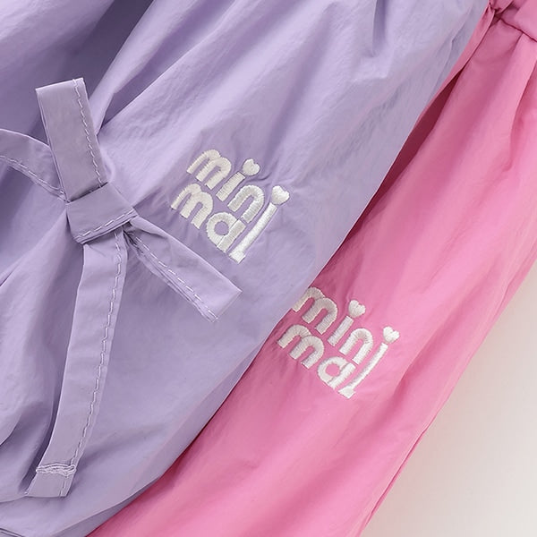 Japanese children's clothing mini#ML waterproof series bubble shorts 90-130cm girls summer PANTS