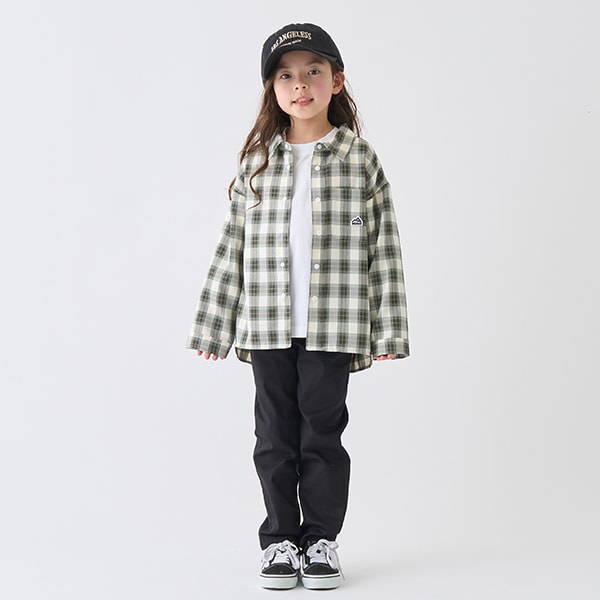 Japanese children's clothing mini#ML shirt 100-140cm boys/girls spring/summer TOPS
