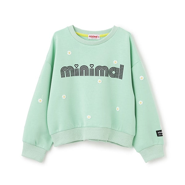 Japanese children's clothing mini#ML waterproof series quick-drying series embroidered sweatshirt 100-140cm girls' spring and summer PANTS
