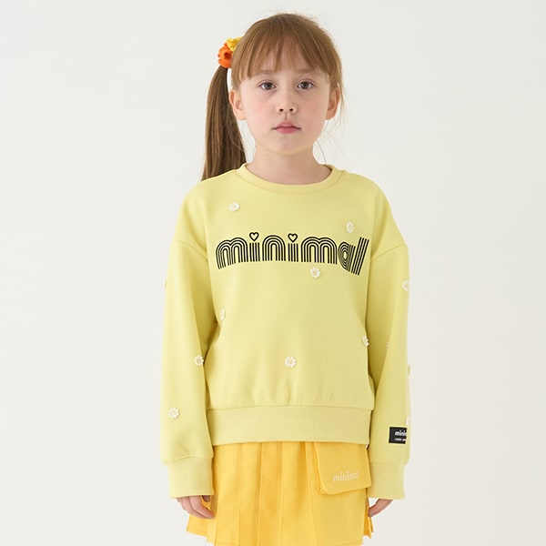 Japanese children's clothing mini#ML waterproof series quick-drying series embroidered sweatshirt 100-140cm girls' spring and summer PANTS