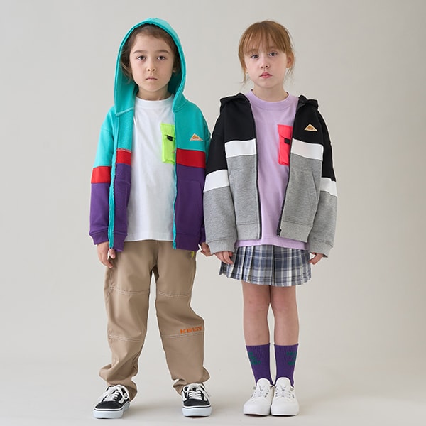 Japanese children's clothing mini#ML x KELTY sweatshirt jacket 100-140cm boys/girls spring and summer OUTERWEAR