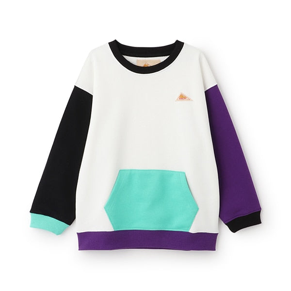 Japanese children's clothing mini#ML x KELTY pocket long-sleeved sweatshirt 100-140cm boys/girls spring and summer TOPS