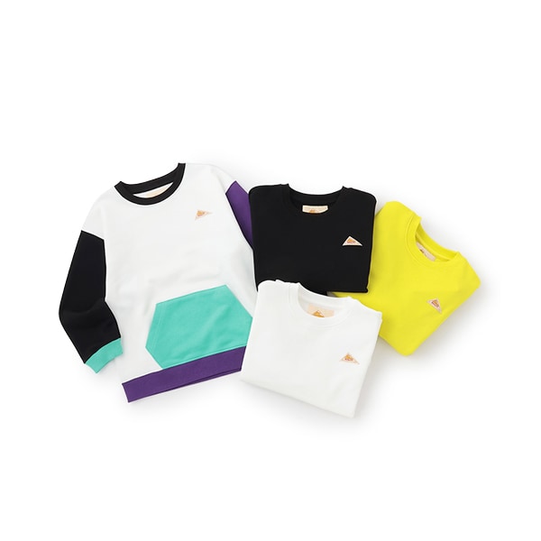 Japanese children's clothing mini#ML x KELTY pocket long-sleeved sweatshirt 100-140cm boys/girls spring and summer TOPS
