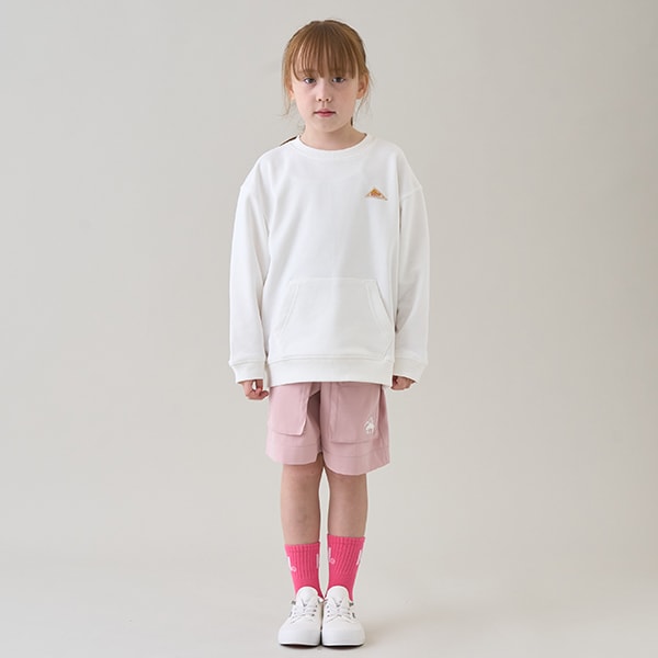 Japanese children's clothing mini#ML x KELTY pocket long-sleeved sweatshirt 100-140cm boys/girls spring and summer TOPS