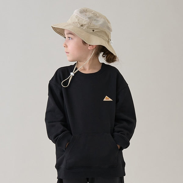 Japanese children's clothing mini#ML x KELTY pocket long-sleeved sweatshirt 100-140cm boys/girls spring and summer TOPS