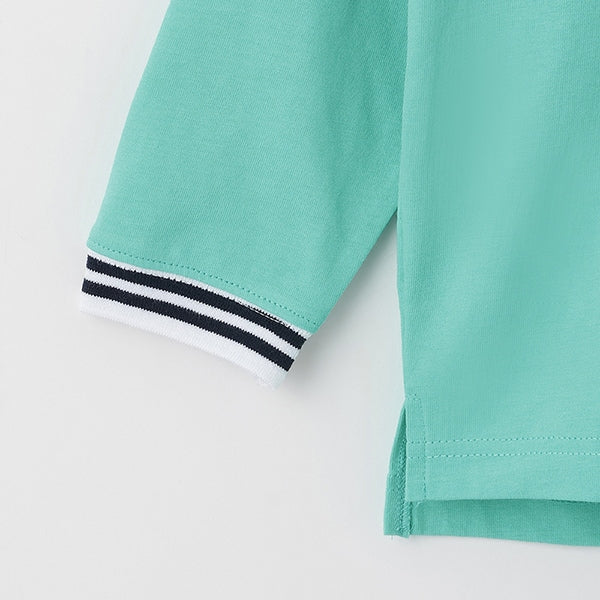 Japanese children's clothing mini #ML anti-fouling V-neck top 90-140cm boys/girls spring and summer TOPS