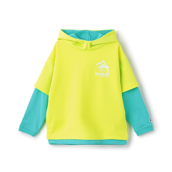 Japanese children's clothing mini #ML waterproof series quick-drying series fake two-piece tops 100-140cm boys'/girls' spring and summer TOPS