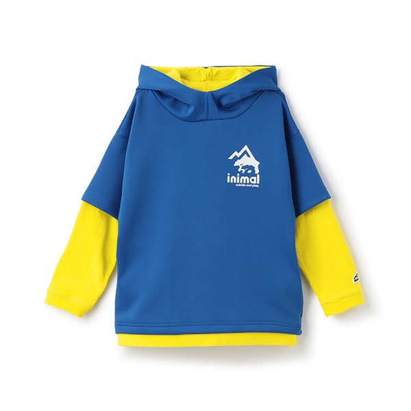 Japanese children's clothing mini #ML waterproof series quick-drying series fake two-piece tops 100-140cm boys'/girls' spring and summer TOPS