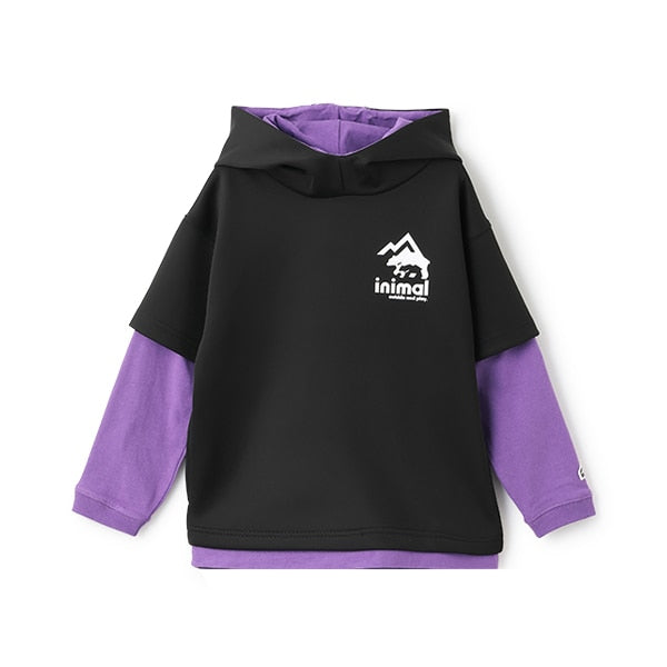 Japanese children's clothing mini #ML waterproof series quick-drying series fake two-piece tops 100-140cm boys'/girls' spring and summer TOPS