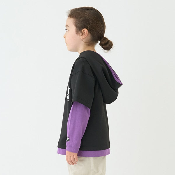 Japanese children's clothing mini #ML waterproof series quick-drying series fake two-piece tops 100-140cm boys'/girls' spring and summer TOPS