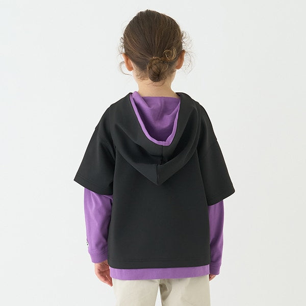 Japanese children's clothing mini #ML waterproof series quick-drying series fake two-piece tops 100-140cm boys'/girls' spring and summer TOPS