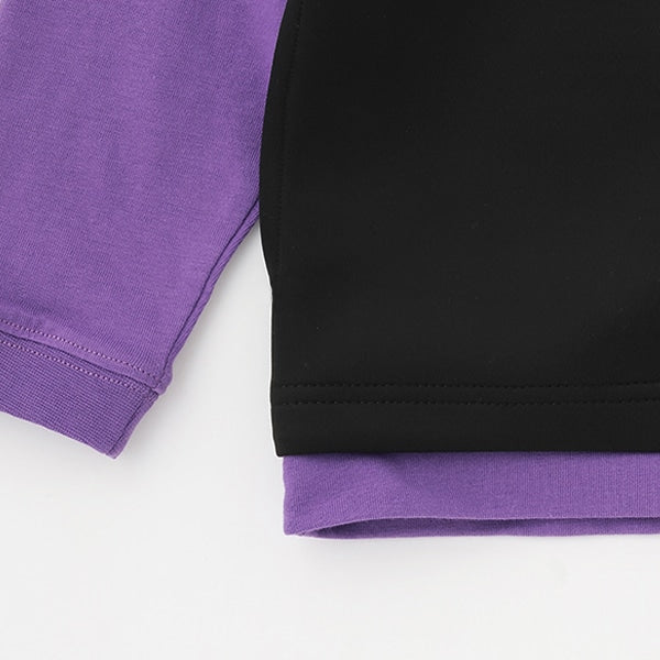 Japanese children's clothing mini #ML waterproof series quick-drying series fake two-piece tops 100-140cm boys'/girls' spring and summer TOPS