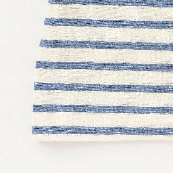Japanese children's clothing mini#ML mountain series pocket striped top 90-140cm boys/girls summer TOPS