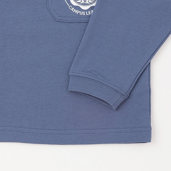 Japanese children's clothing mini #ML anti-fouling pocket top 90-140cm boys/girls spring and summer TOPS