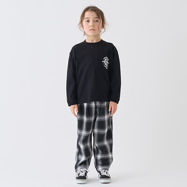 Japanese children's clothing mini #ML anti-fouling pocket top 90-140cm boys/girls spring and summer TOPS