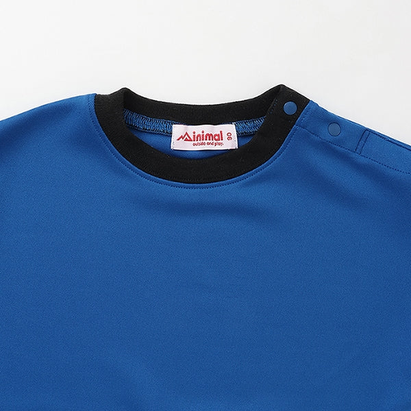 Japanese children's clothing mini#ML waterproof series water-absorbing quick-drying double-pocket top 90-140cm boys'/girls' summer TOPS