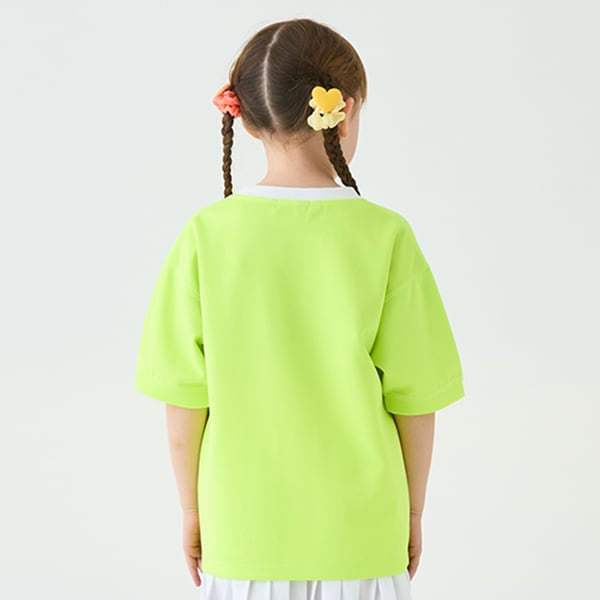 Japanese children's clothing mini#ML waterproof series water-absorbing quick-drying double-pocket top 90-140cm boys'/girls' summer TOPS