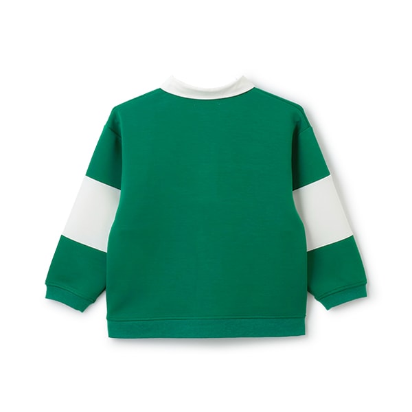 Japanese children's clothing mini #ML waterproof series quick-drying series embroidered rugby polo top 100-140cm boys/girls spring and summer TOPS