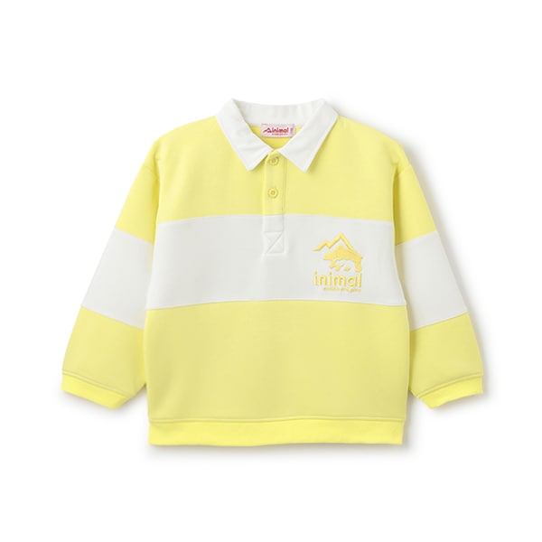 Japanese children's clothing mini #ML waterproof series quick-drying series embroidered rugby polo top 100-140cm boys/girls spring and summer TOPS
