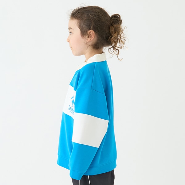 Japanese children's clothing mini #ML waterproof series quick-drying series embroidered rugby polo top 100-140cm boys/girls spring and summer TOPS