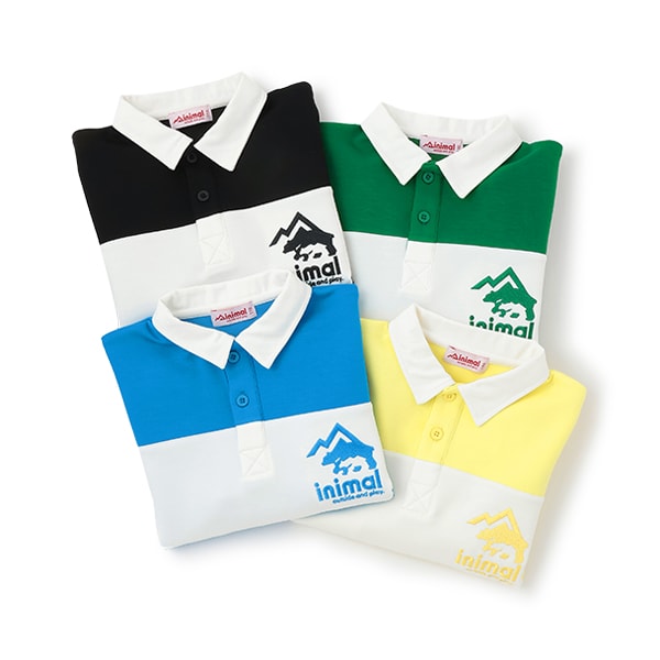 Japanese children's clothing mini #ML waterproof series quick-drying series embroidered rugby polo top 100-140cm boys/girls spring and summer TOPS