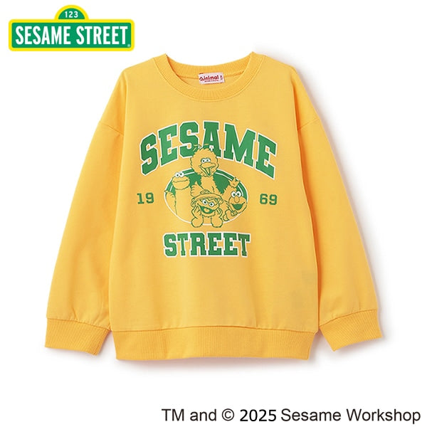 Japanese children's clothing mini #ML x sesame Sesame Street sweatshirt 100-140cm boys/girls spring and summer TOPS