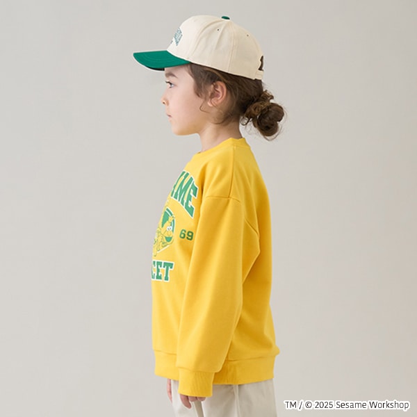 Japanese children's clothing mini #ML x sesame Sesame Street sweatshirt 100-140cm boys/girls spring and summer TOPS