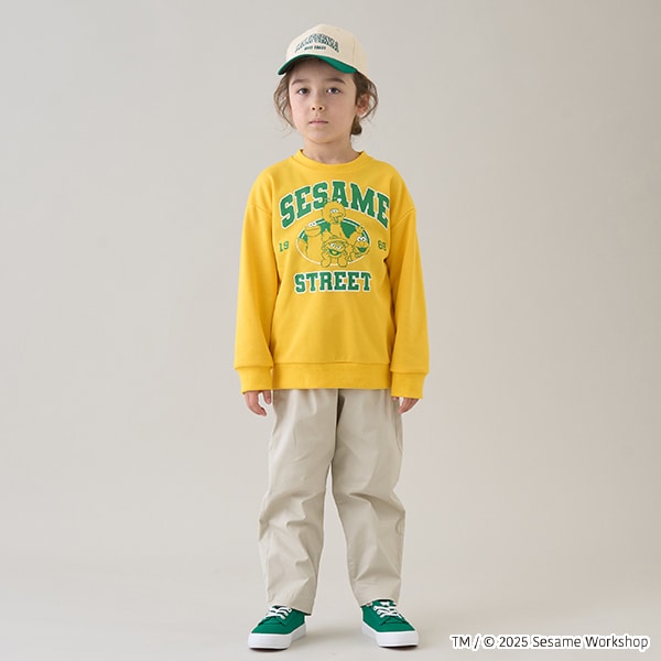 Japanese children's clothing mini #ML x sesame Sesame Street sweatshirt 100-140cm boys/girls spring and summer TOPS