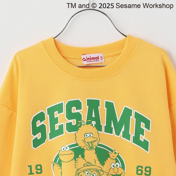 Japanese children's clothing mini #ML x sesame Sesame Street sweatshirt 100-140cm boys/girls spring and summer TOPS