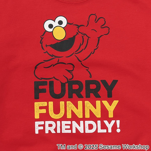 Japanese children's clothing mini #ML x sesame Sesame Street sweatshirt 100-140cm boys/girls spring and summer TOPS