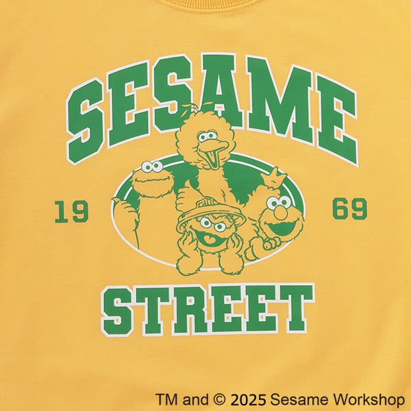 Japanese children's clothing mini #ML x sesame Sesame Street sweatshirt 100-140cm boys/girls spring and summer TOPS