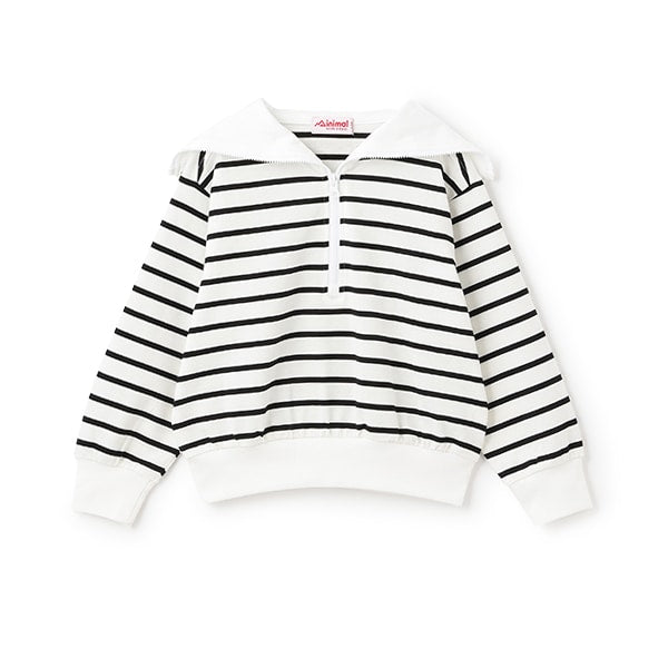 Japanese children's clothing mini#ML sailor collar top 100-140cm girls spring and summer TOPS