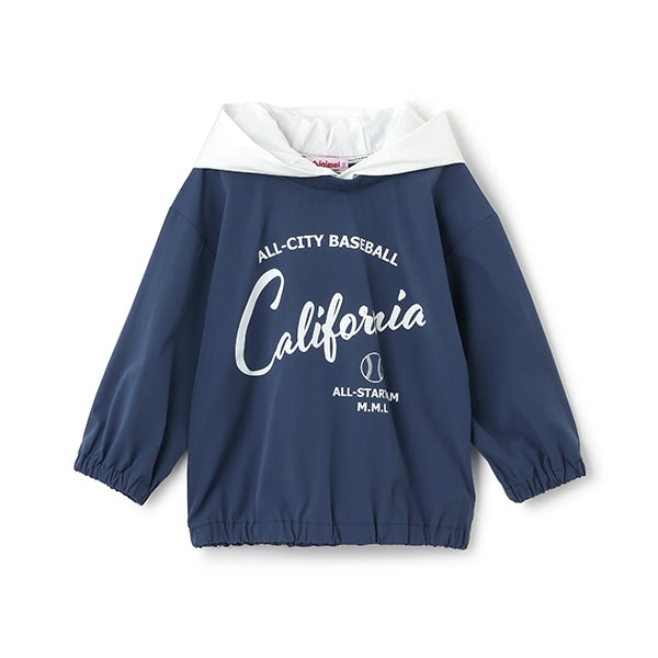 Japanese children's clothing mini#ML waterproof series hooded top 100-140cm girls spring and summer TOPS