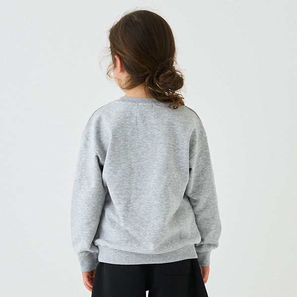 Japanese children's clothing mini #ML anti-fouling embroidered letter sweatshirt 90-140cm boys/girls spring and summer TOPS