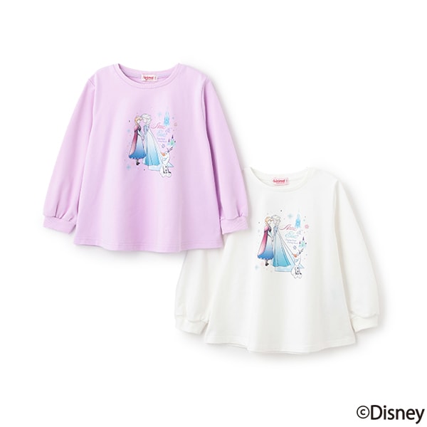 Japanese children's clothing mini #ML x Disney long-sleeved top 100-140cm girls spring and summer TOPS