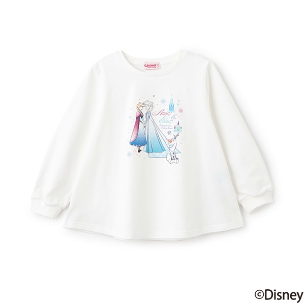Japanese children's clothing mini #ML x Disney long-sleeved top 100-140cm girls spring and summer TOPS