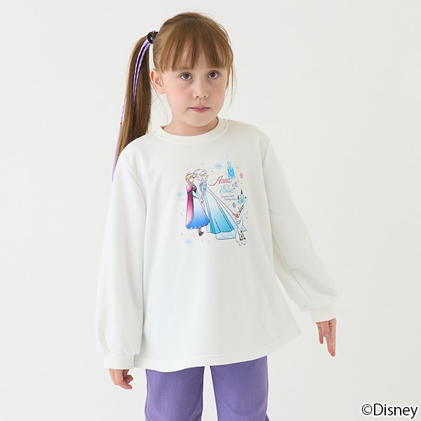 Japanese children's clothing mini #ML x Disney long-sleeved top 100-140cm girls spring and summer TOPS