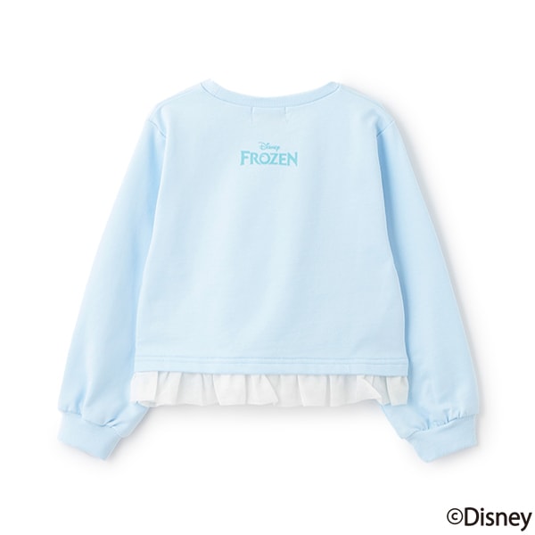 Japanese children's clothing mini #ML x Disney mesh splicing sweatshirt 100-140cm girls spring and summer TOPS