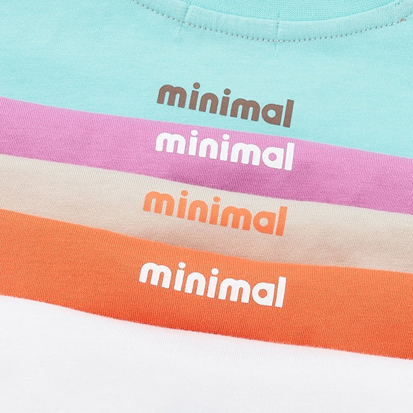 Japanese children's clothing mini#ML x ovgo Baker cute short-sleeved top 90-140cm boys/girls summer TOPS