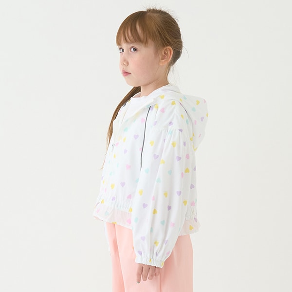 Japanese children's clothing mini#ML waterproof series thin jacket 90-140cm girls spring and summer OUTERWEAR
