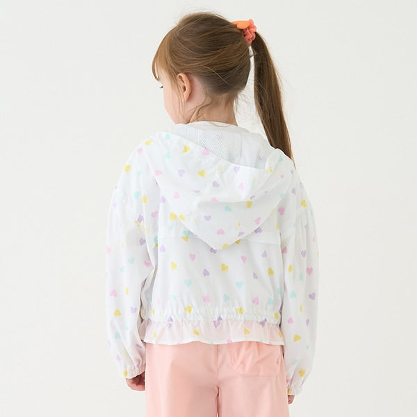 Japanese children's clothing mini#ML waterproof series thin jacket 90-140cm girls spring and summer OUTERWEAR